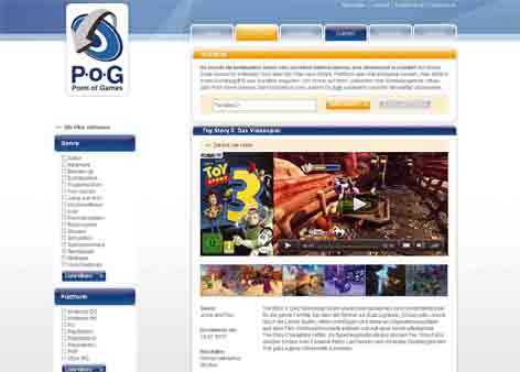 Der neues PoG-Websiten-Auftritt der Vedes