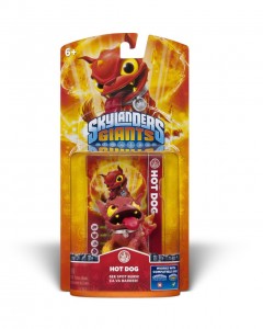 Im wahrsten Sinne des Wortes ein feuriges Hündchen: Der neue Hot Dog aus der Skylanders-Serie.